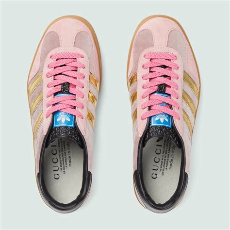 gucci x adidas tenis|adidas x gucci gazelle pink.